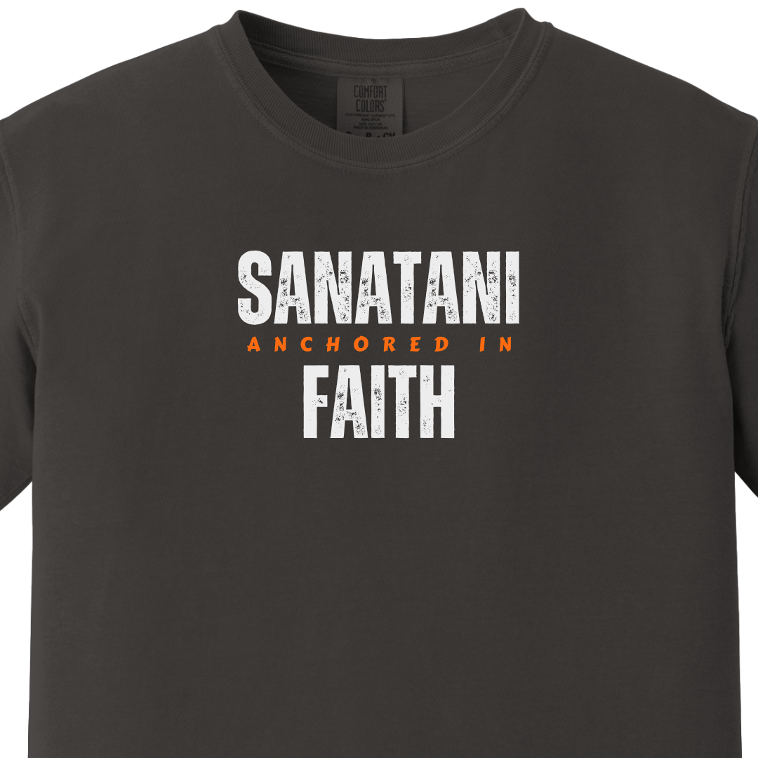 Sanatani Anchored In Faith Tee - Maatee