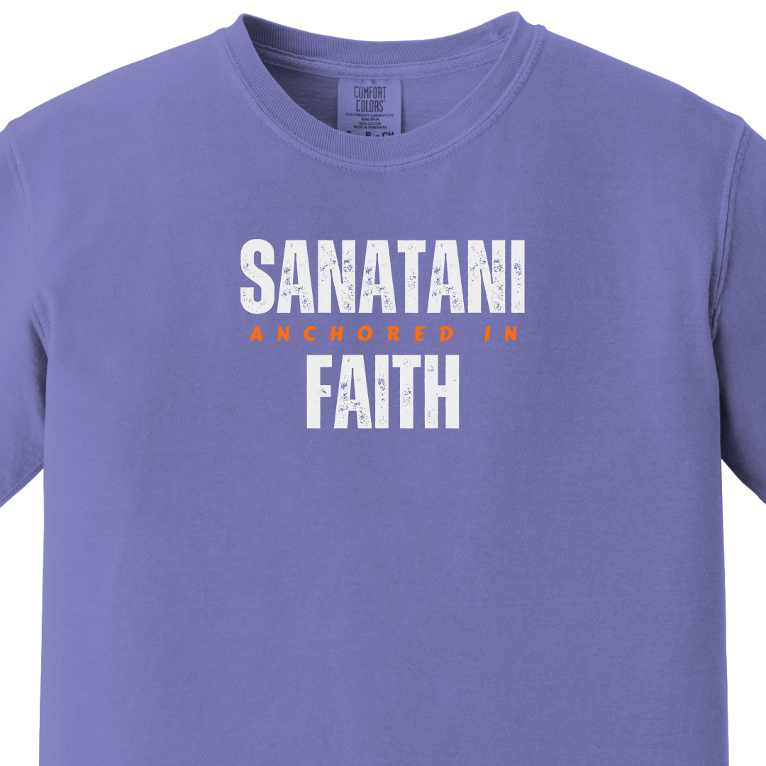 Sanatani Anchored In Faith Tee - Maatee