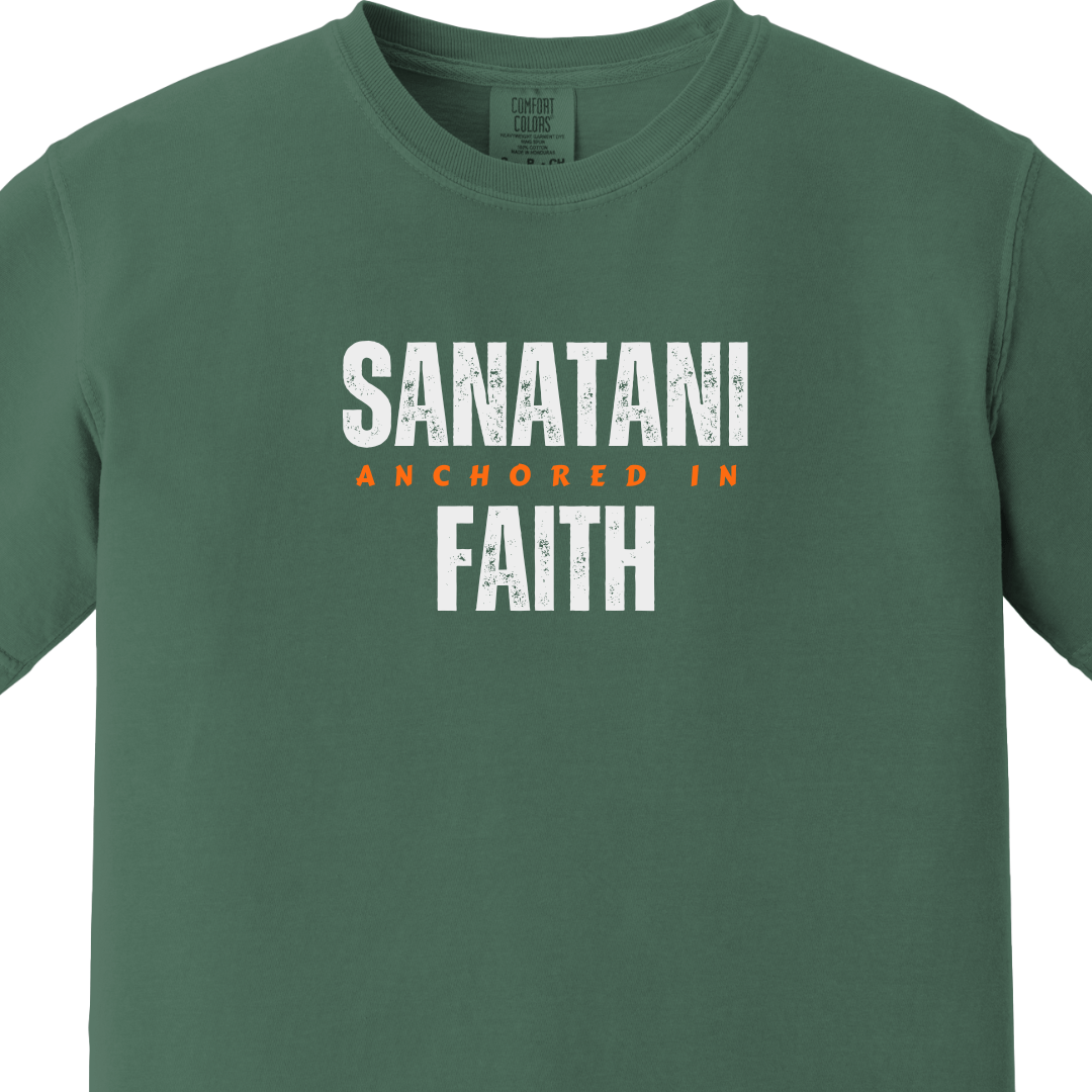 Sanatani Anchored In Faith Tee - Maatee