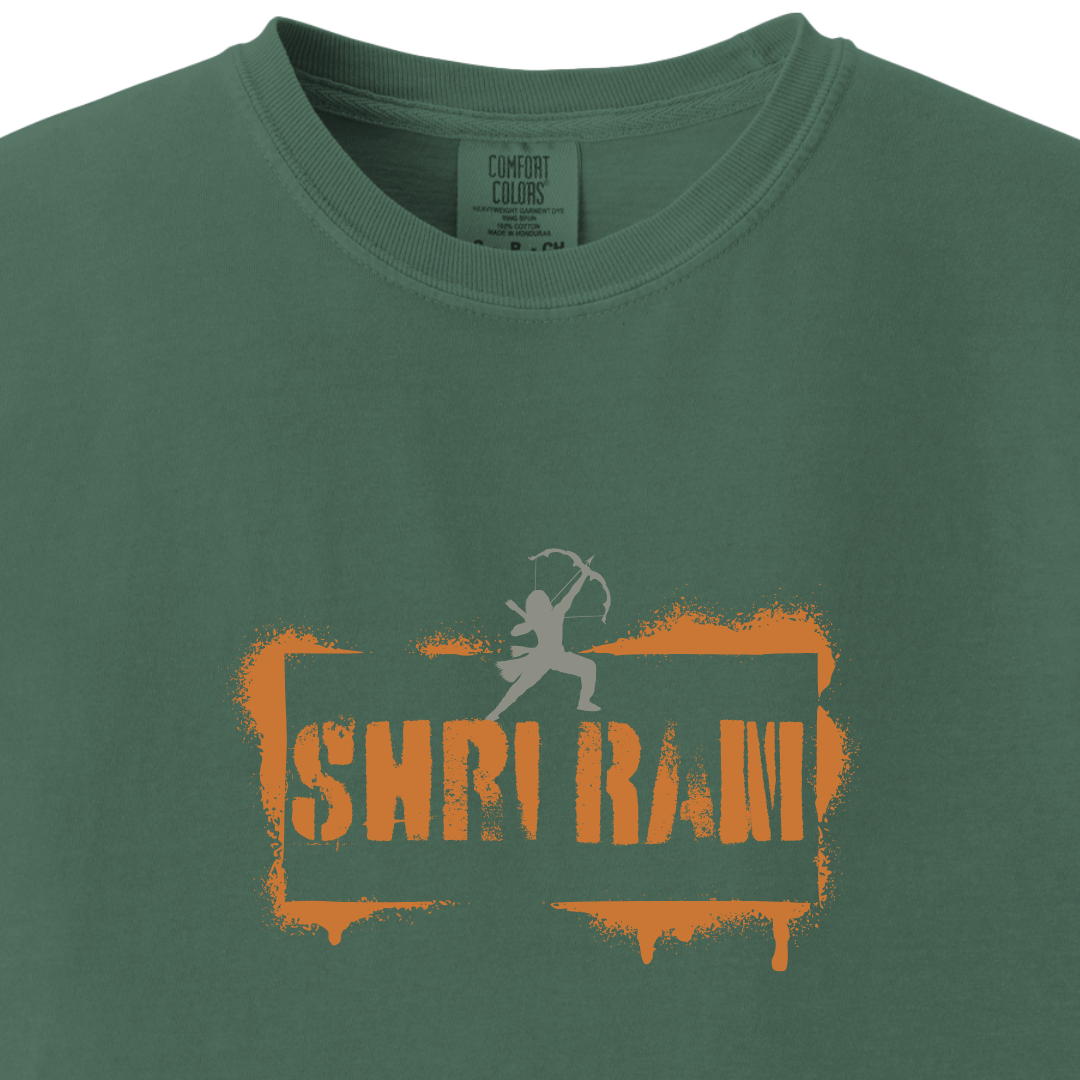 Shree Ram Ji Rugged Print Tee - Maatee