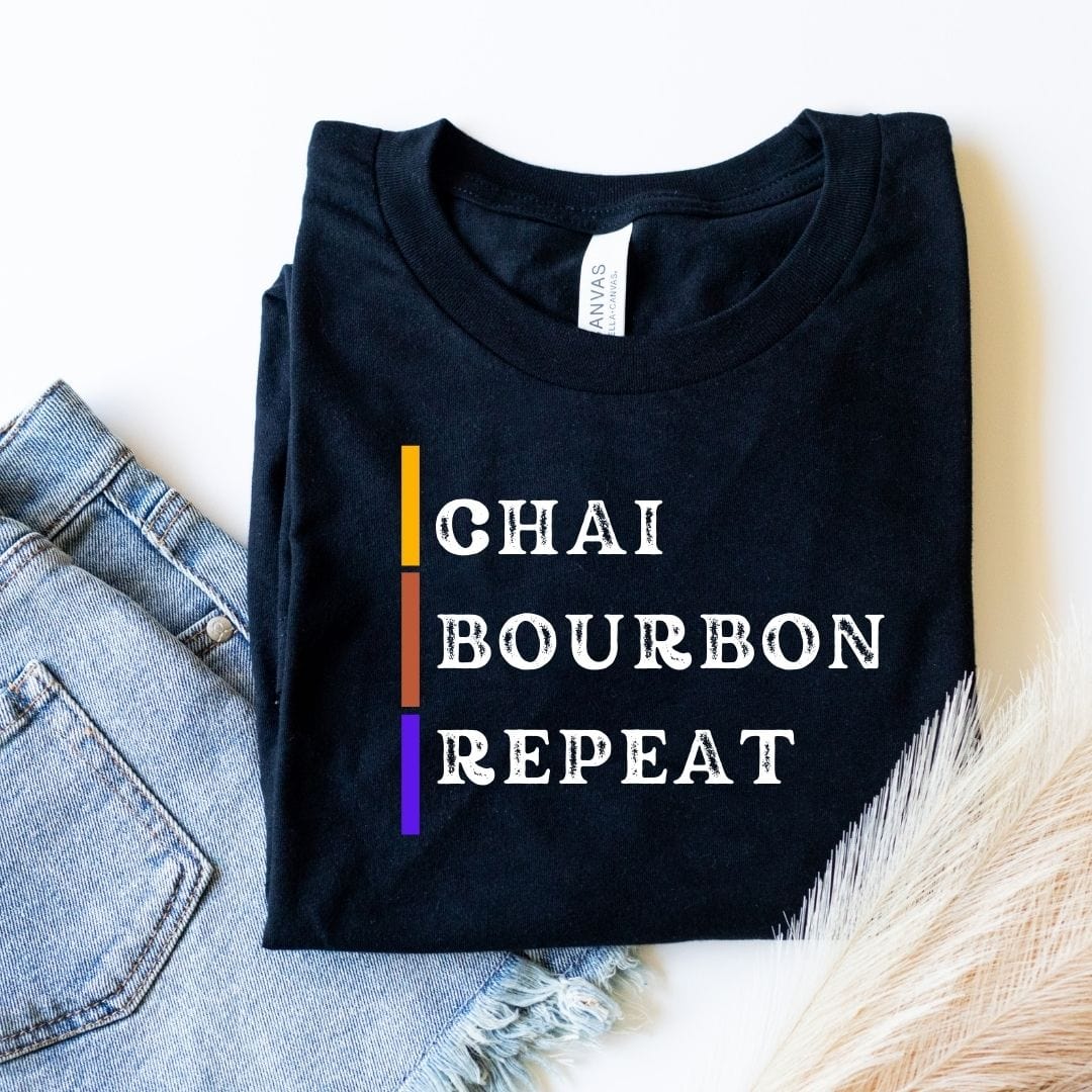 CHAI BOURBON REPEAT Tee