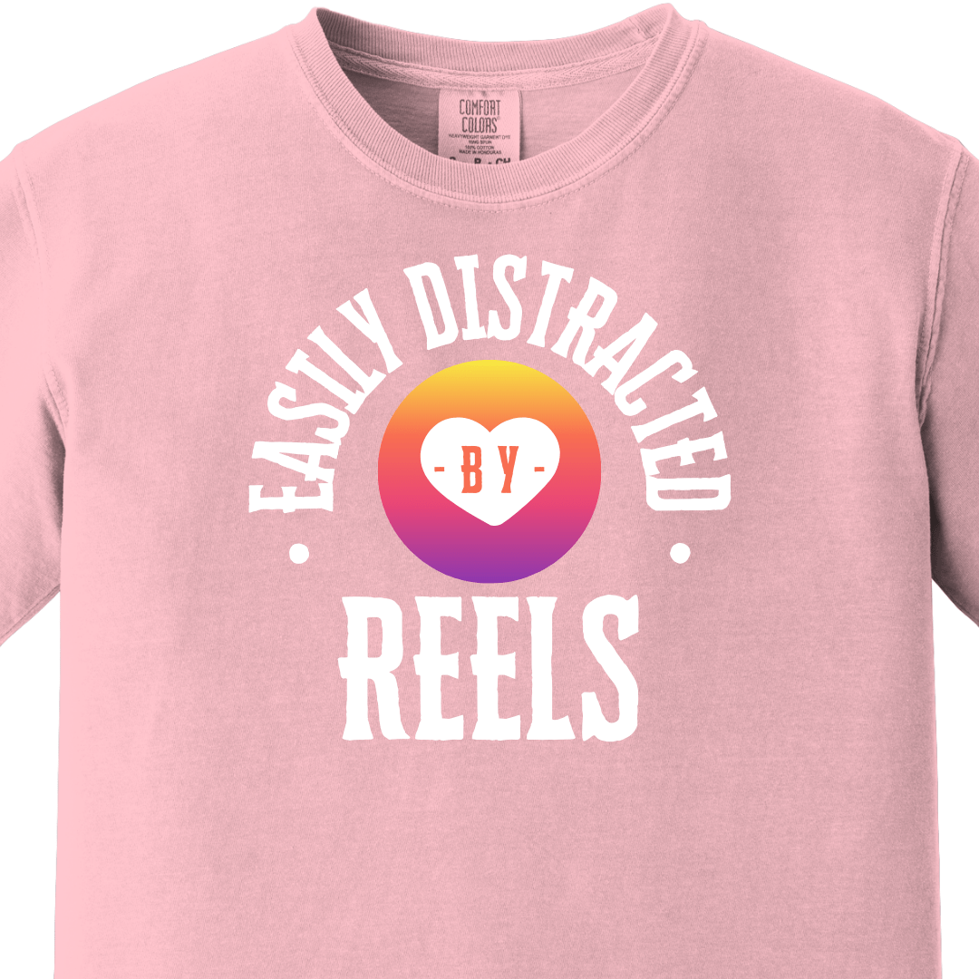 Easily Distracted By Reels Tee