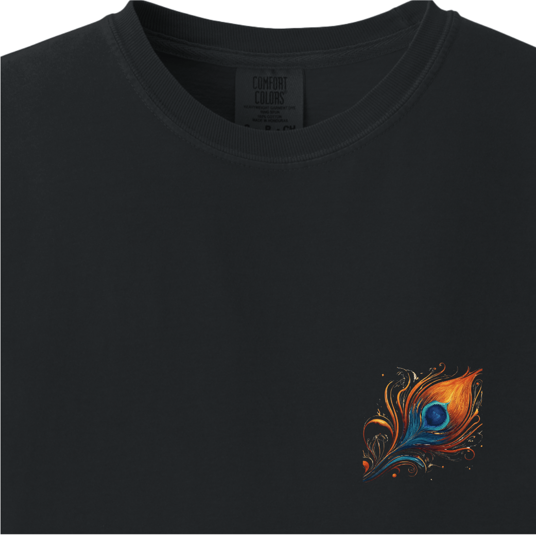 Krishna Ji Hindu Modern Tee - Feather