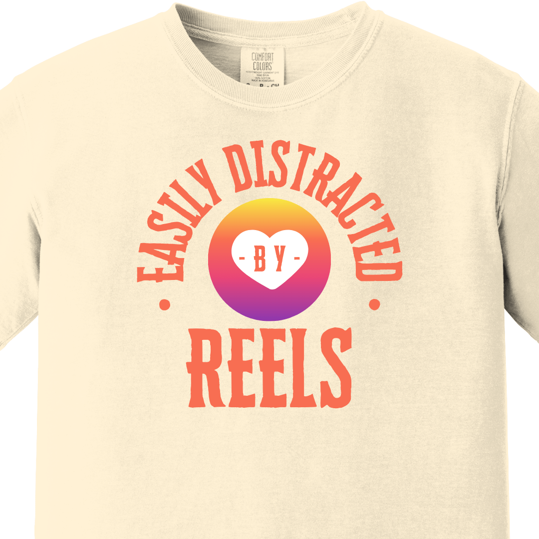 Easily Distracted By Reels Tee
