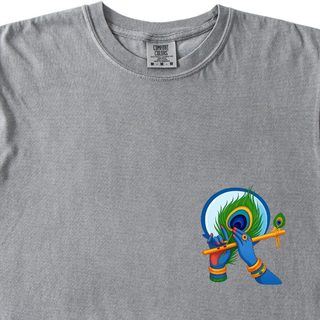 Krishna Ji Hindu Modern Tee - Feather and Flute
