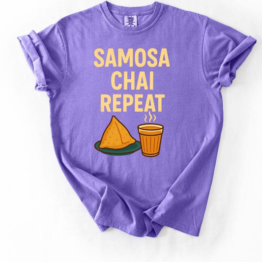 Samosa Chai Repeat Tee