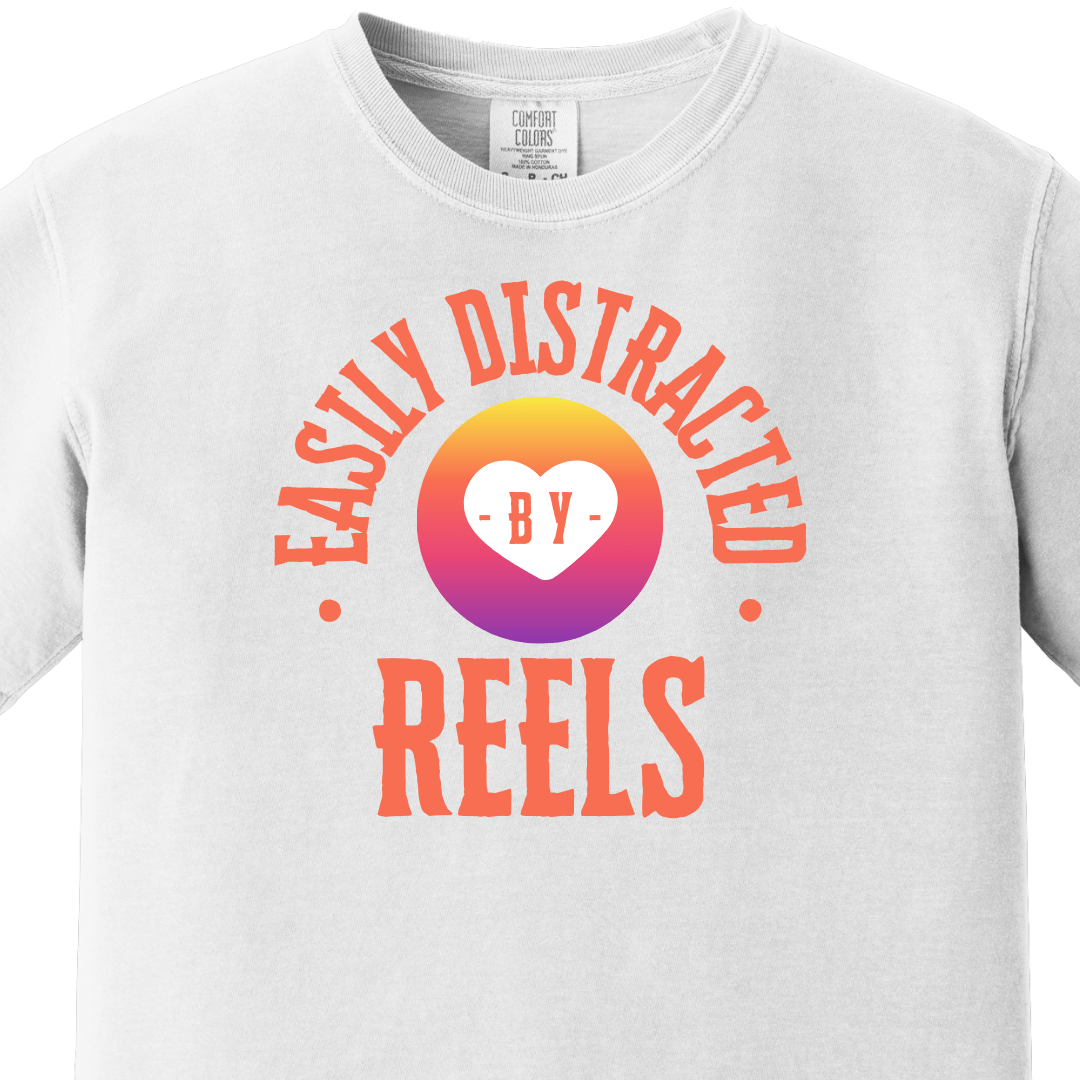 Easily Distracted By Reels Tee