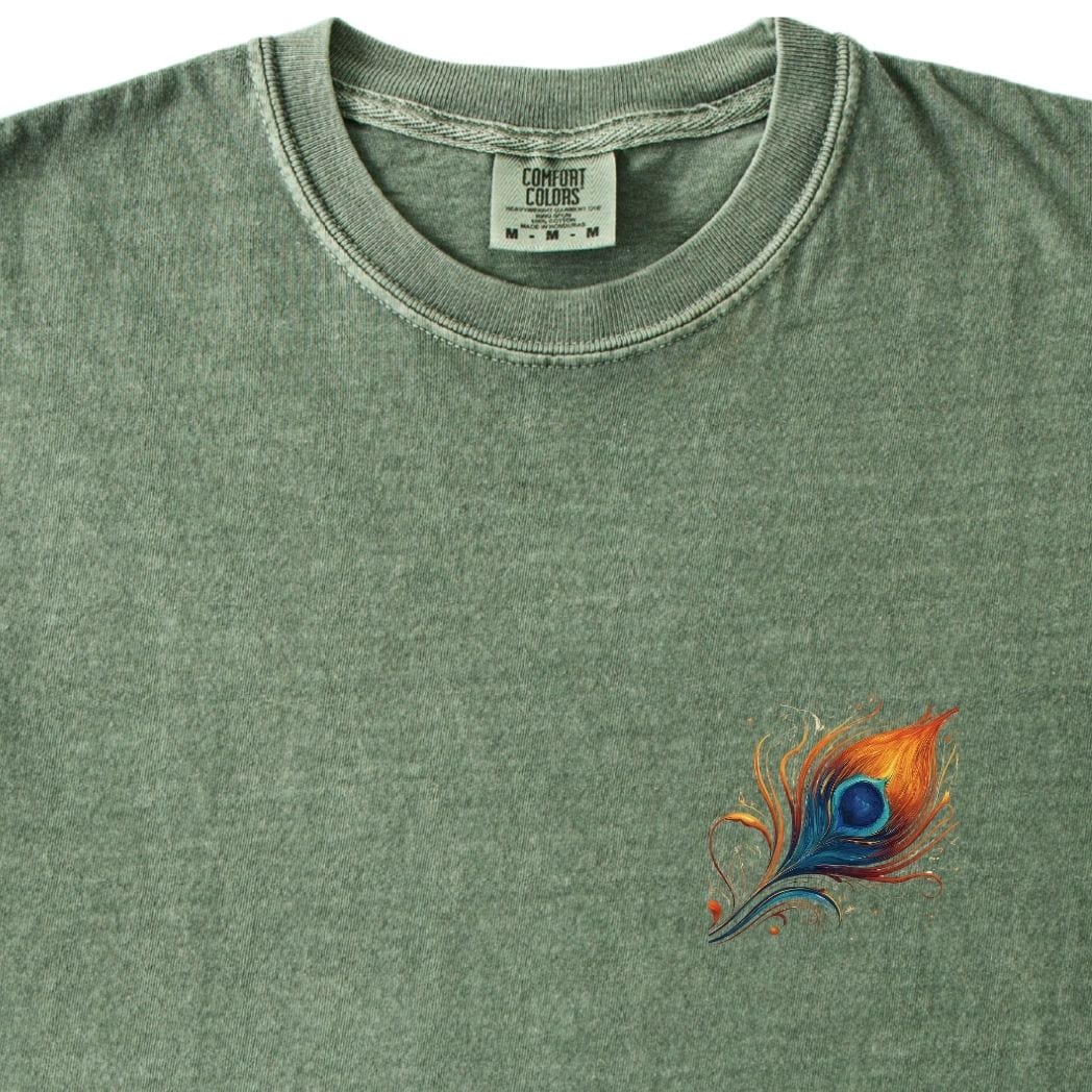 Krishna Ji Hindu Modern Tee - Feather