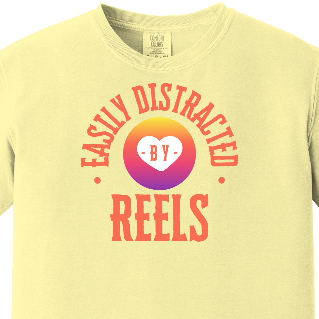 Easily Distracted By Reels Tee