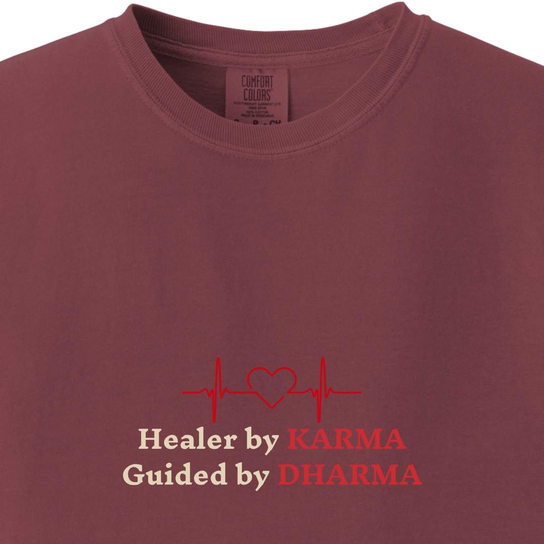 Healer by KARMA, Guided by DHARMA Tee