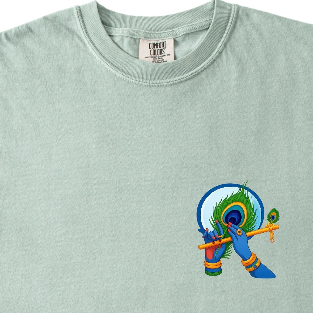 Krishna Ji Hindu Modern Tee - Feather and Flute