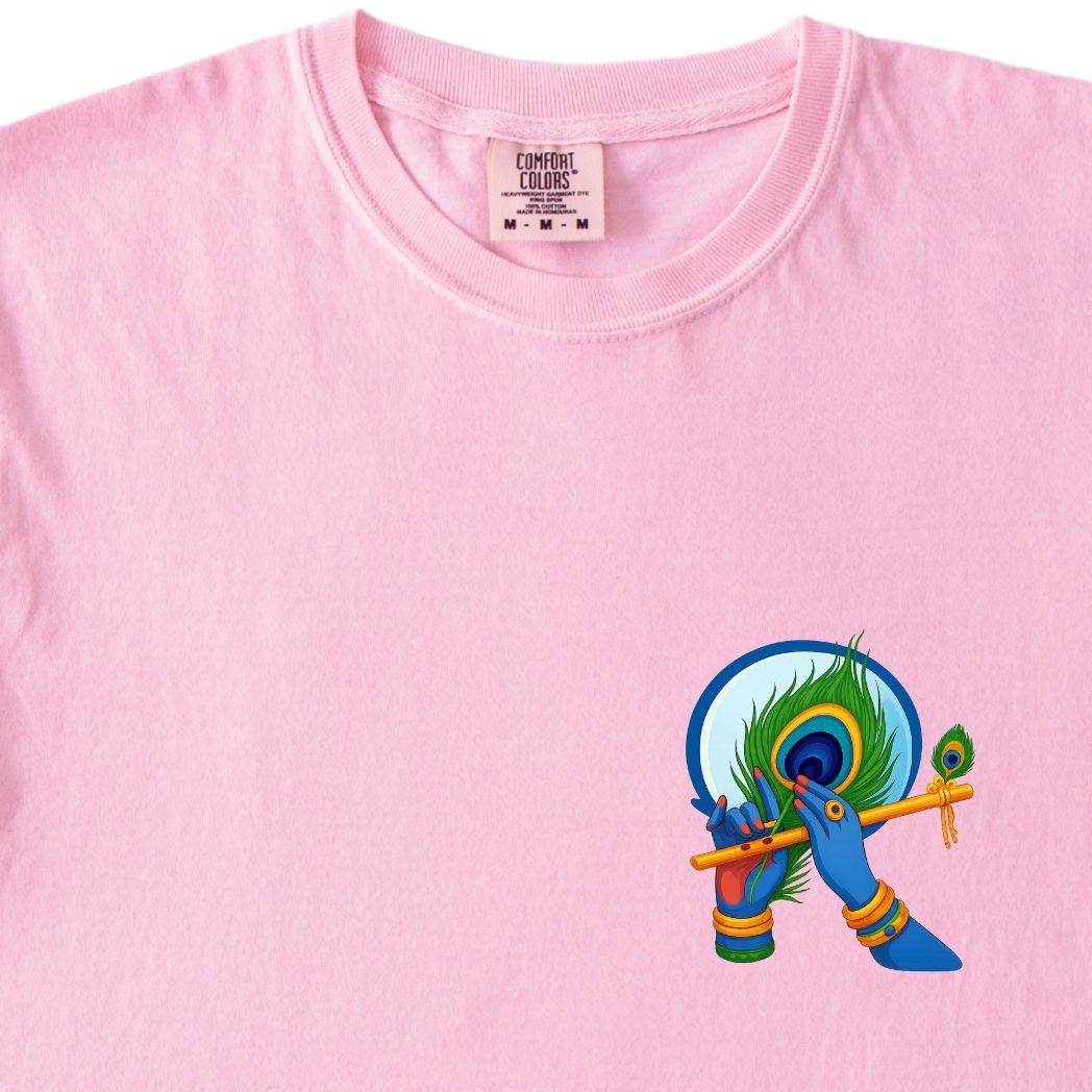 Krishna Ji Hindu Modern Tee - Feather and Flute
