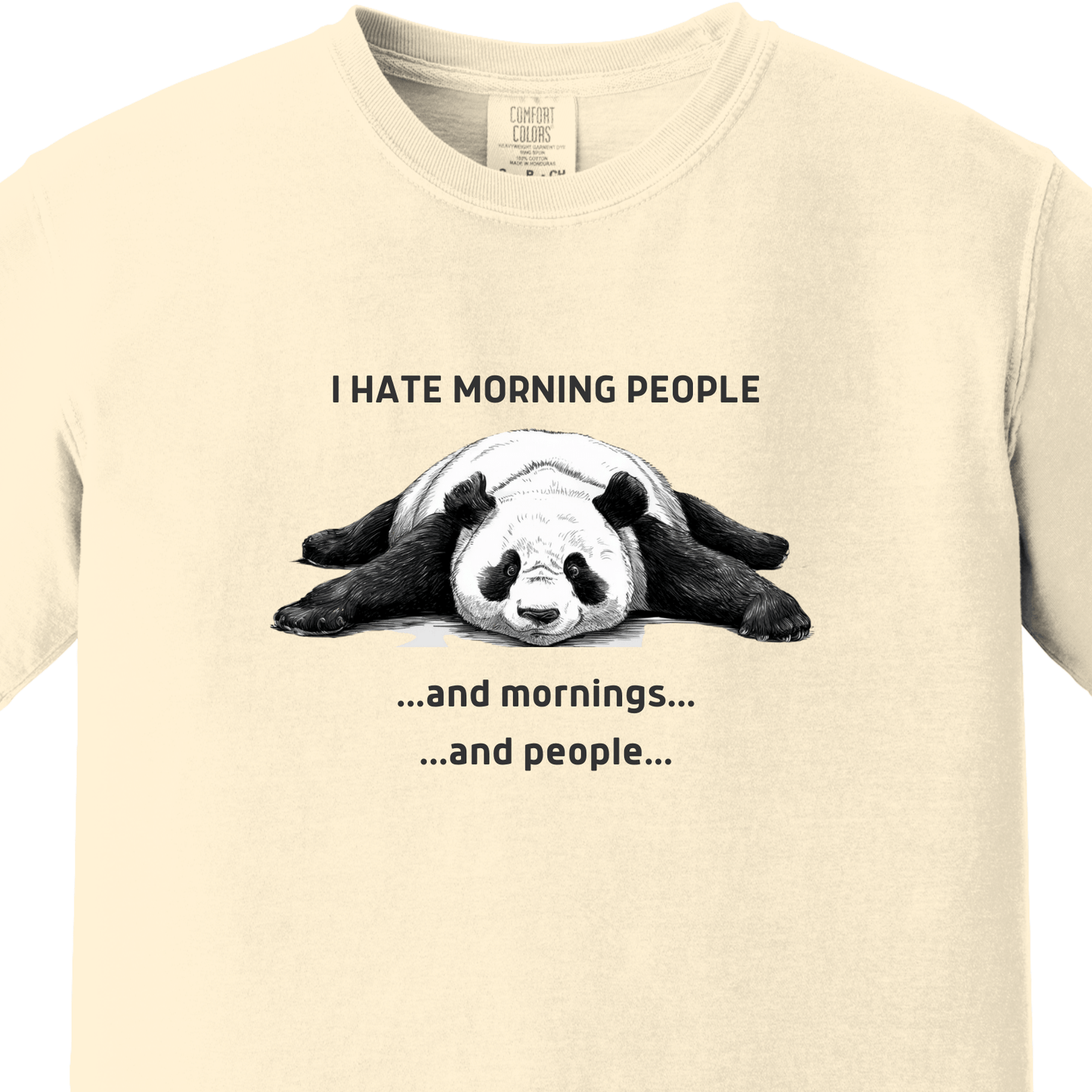 I hate Morning Casual tee