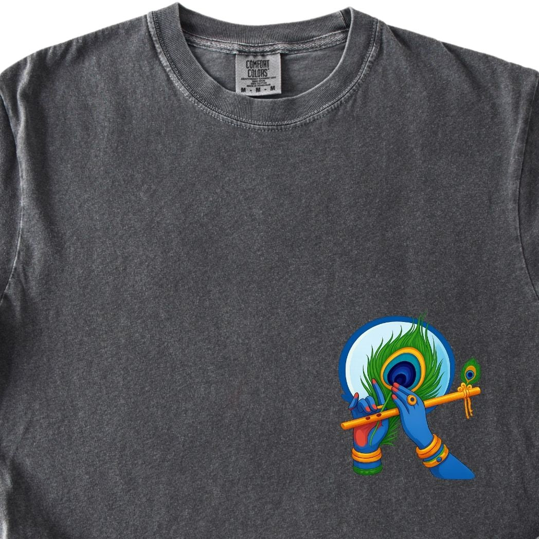 Krishna Ji Hindu Modern Tee - Feather and Flute