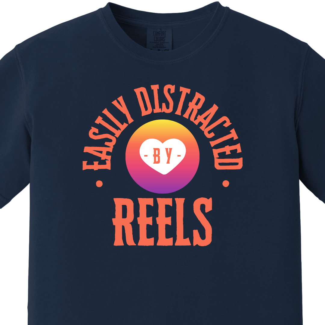 Easily Distracted By Reels Tee