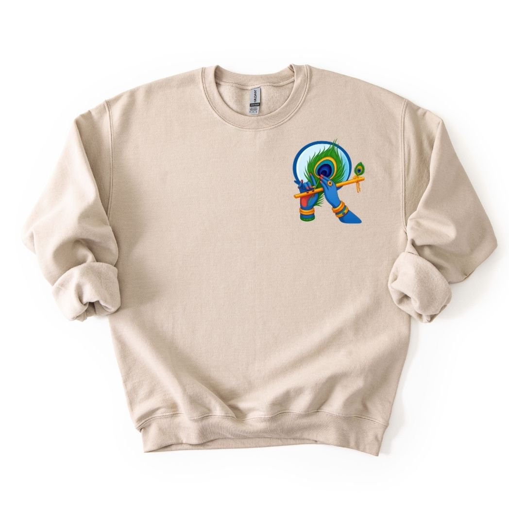 Krishna Ji - Feather and Flute SWEATSHIRT
