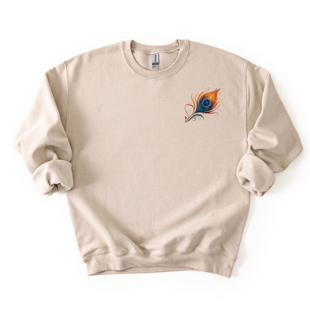 Krishna Ji Feather Sweatshirt