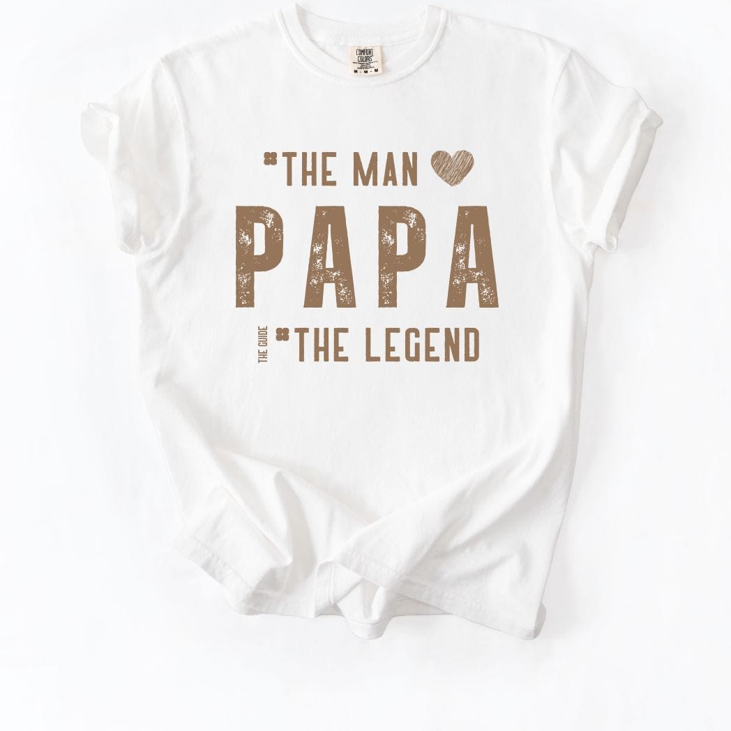 PAPA - The Man The Guide The Legend Dad Tee