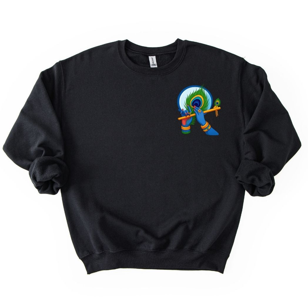 Krishna Ji - Feather and Flute SWEATSHIRT