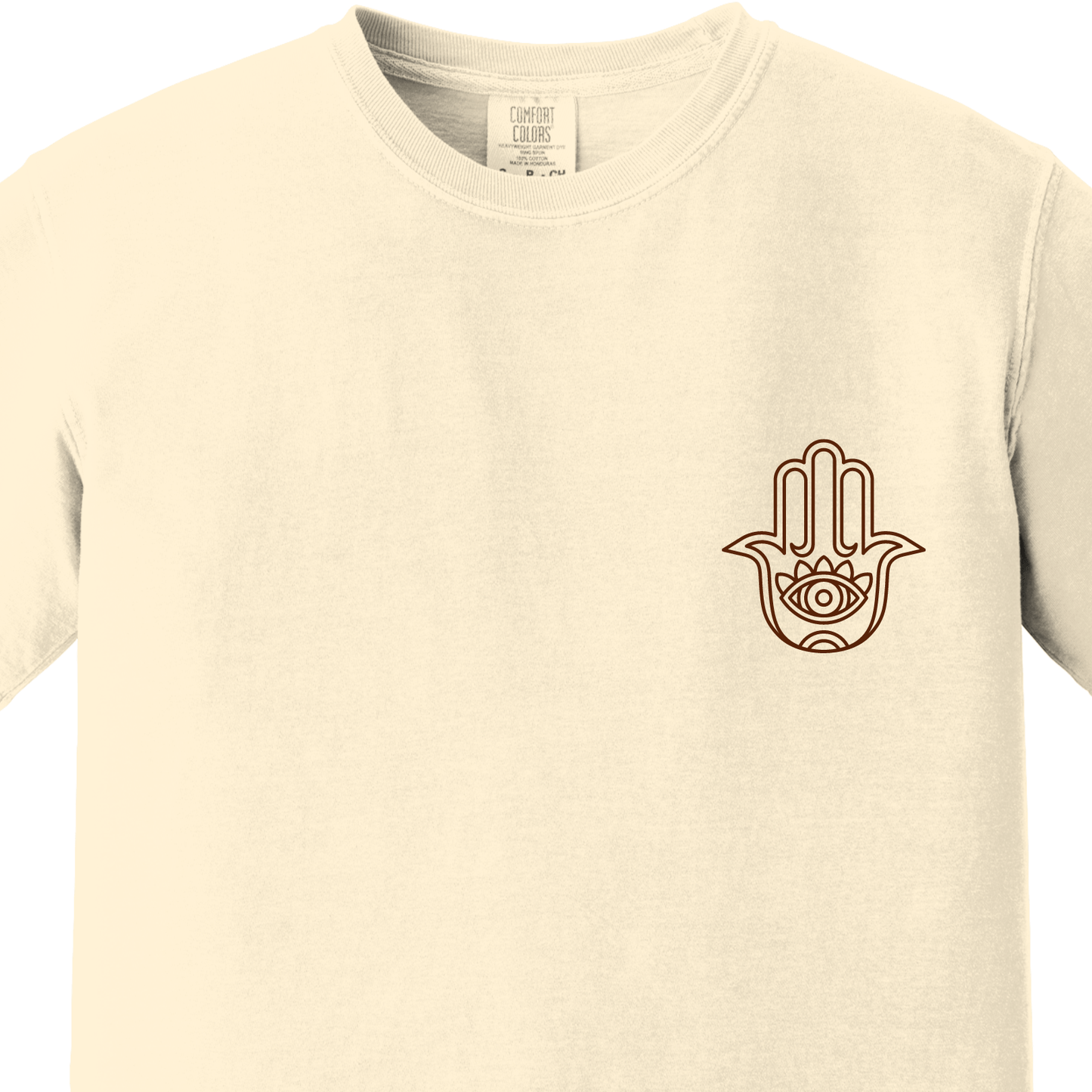 Hamsa hand protection, power, and strength Tee 1