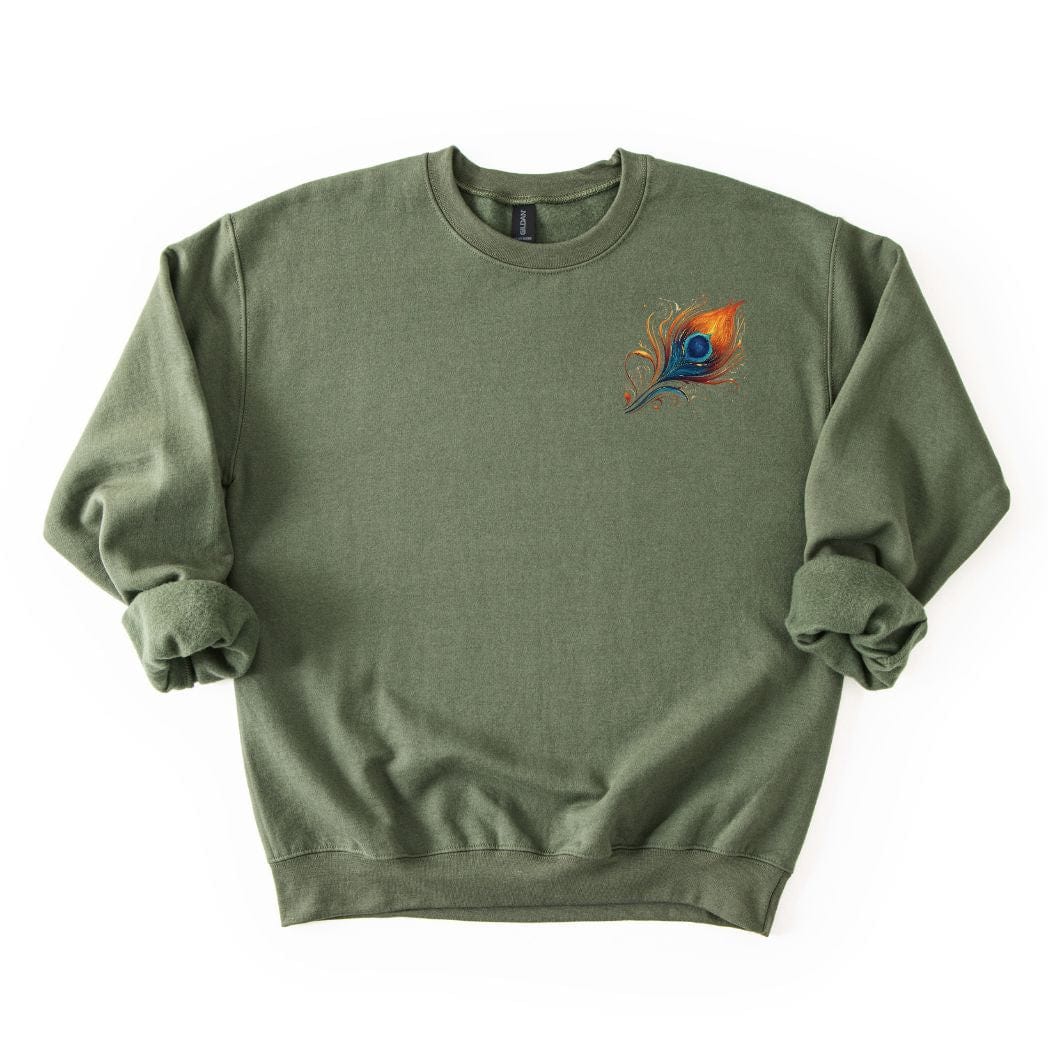 Krishna Ji Feather Sweatshirt