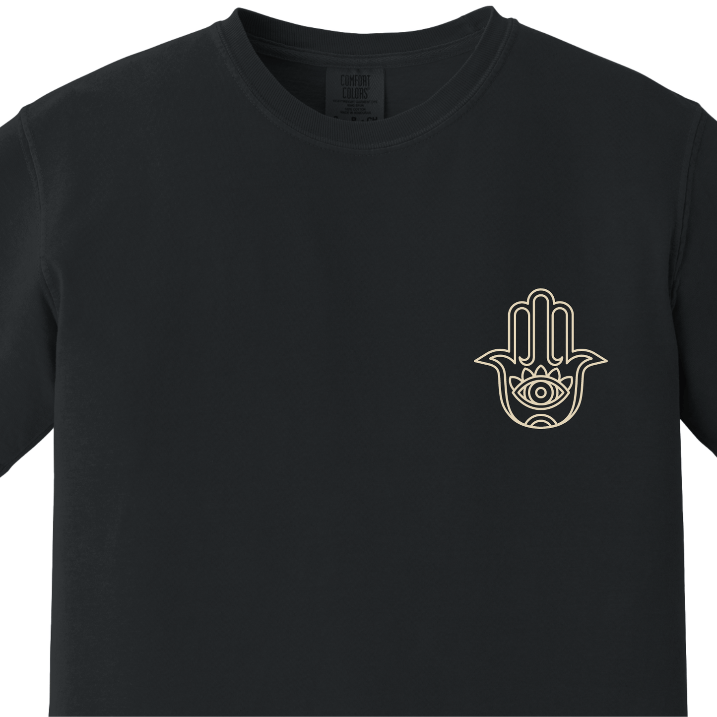 Hamsa hand protection, power, and strength Tee 1