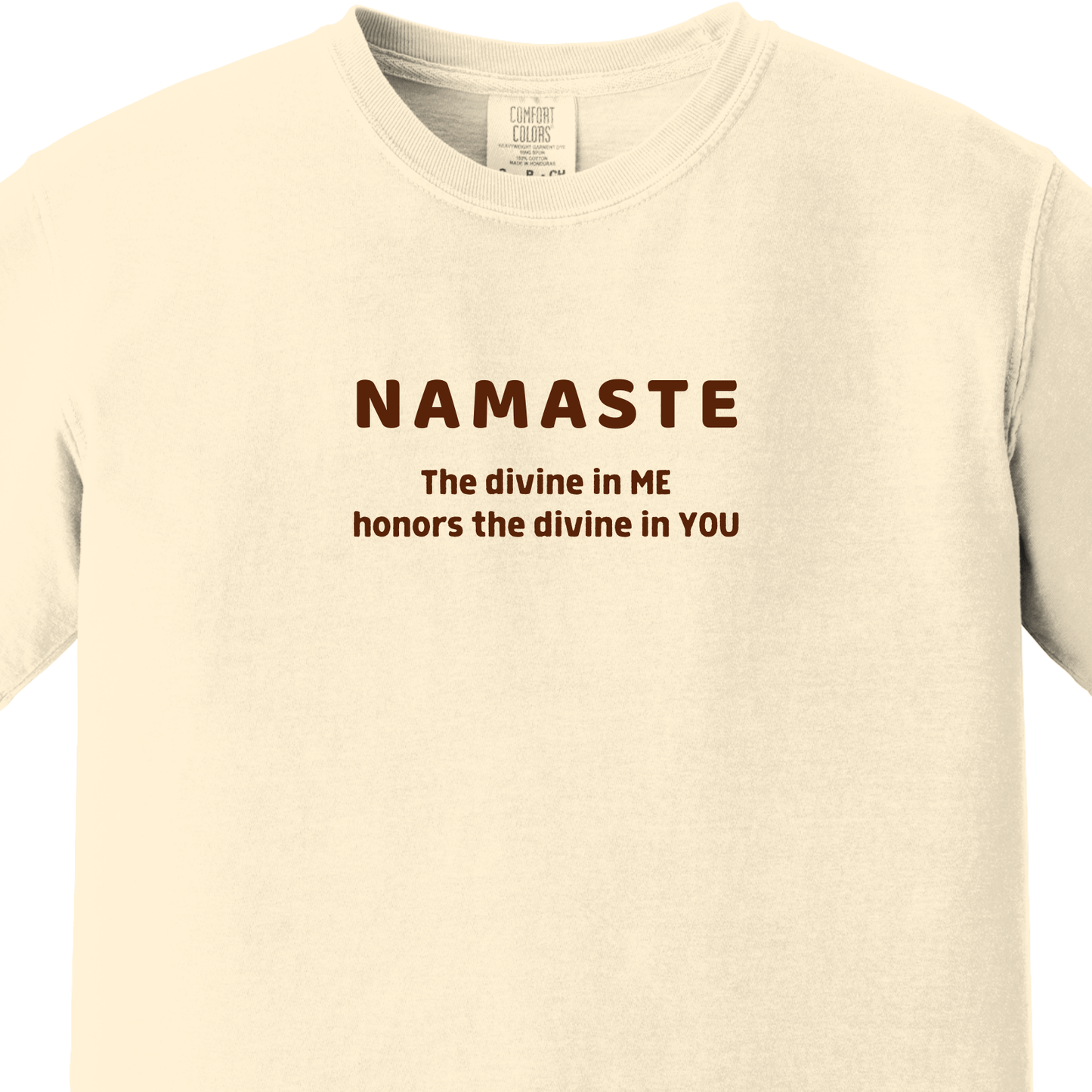 NAMASTE Tee - The divine in me honors the divine in you