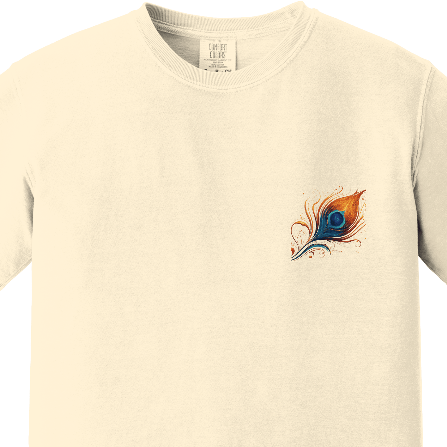 Krishna Ji Hindu Modern Tee - Feather