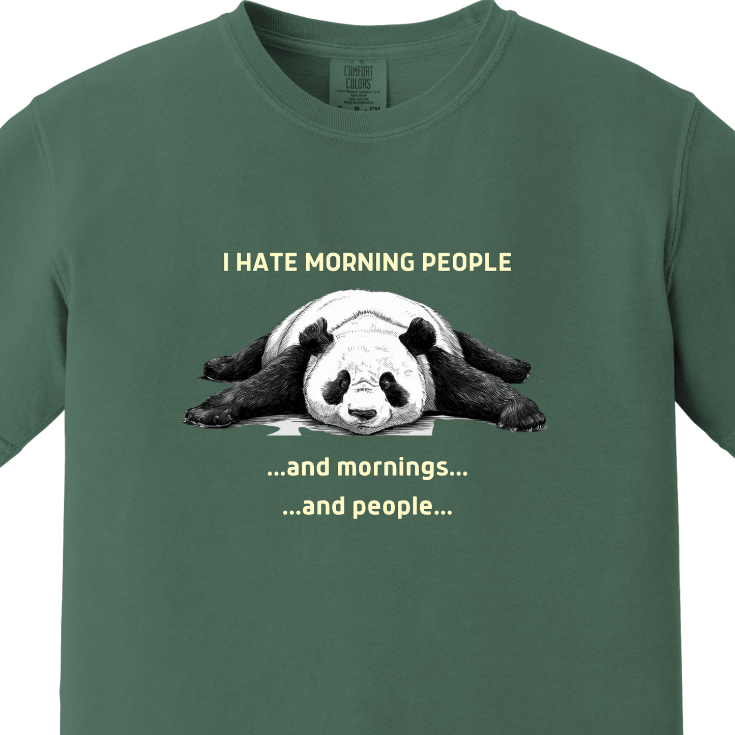 I hate Morning Casual tee