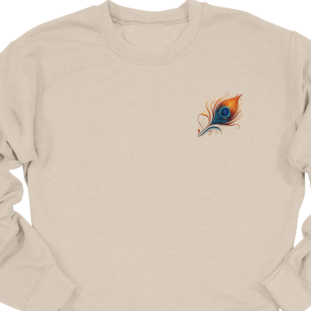 Krishna Ji Feather Sweatshirt