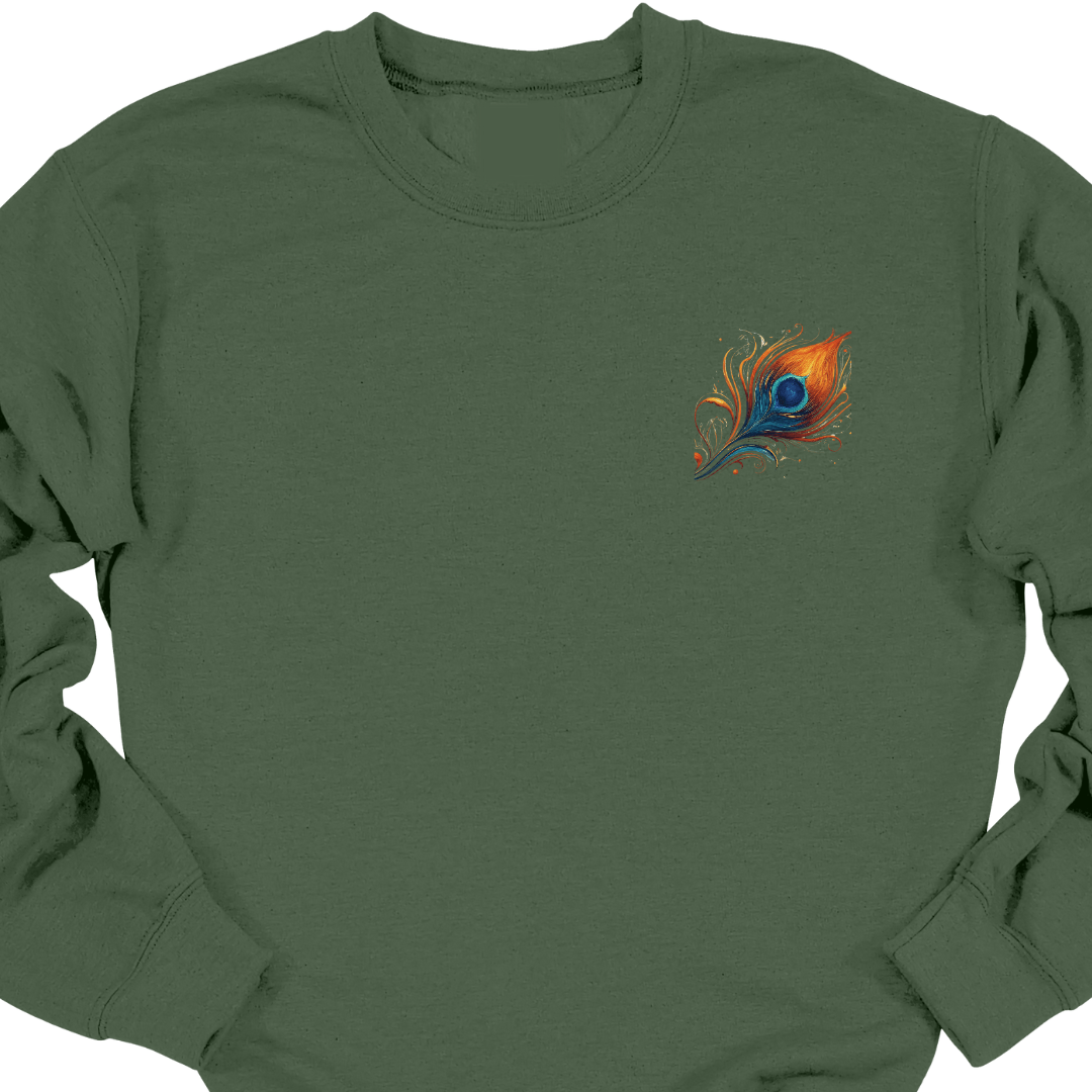 Krishna Ji Feather Sweatshirt