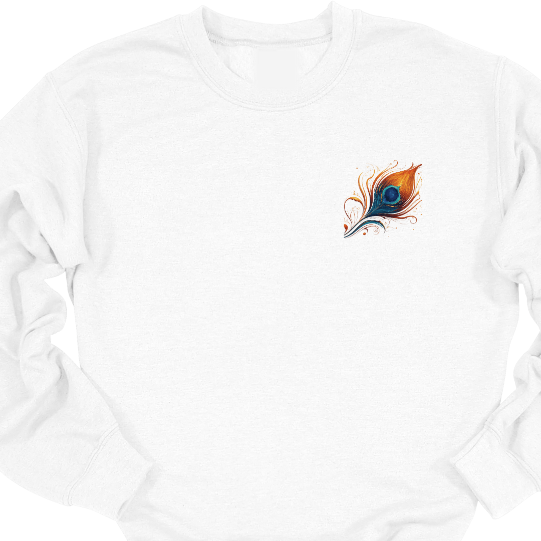 Krishna Ji Feather Sweatshirt