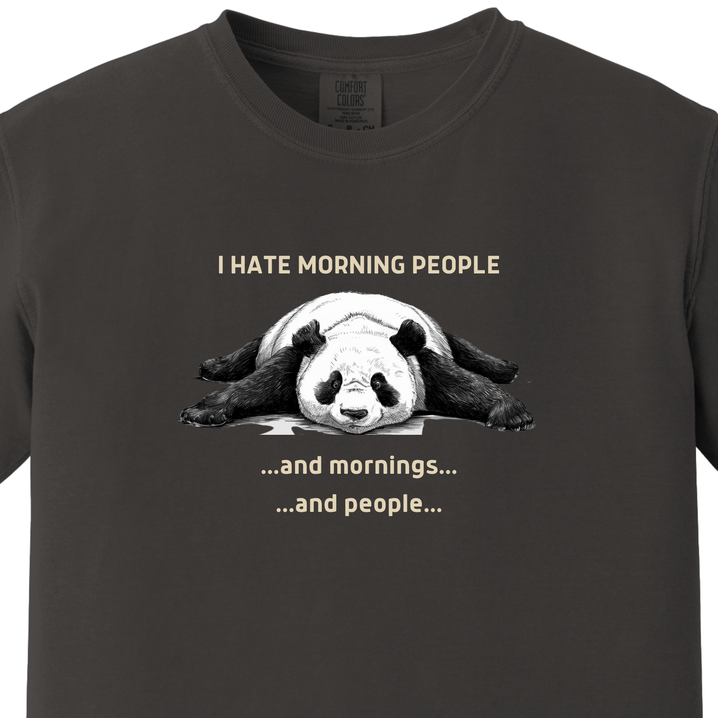 I hate Morning Casual tee