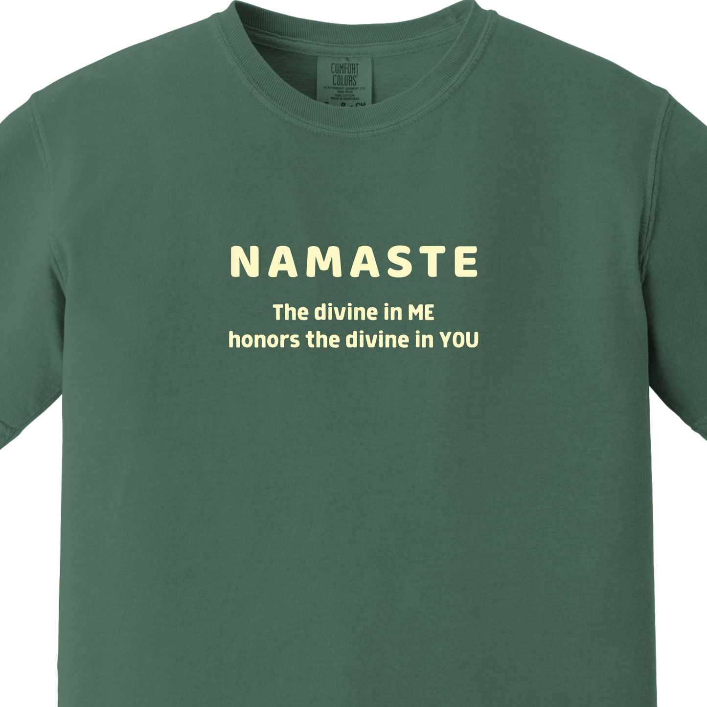 NAMASTE Tee - The divine in me honors the divine in you