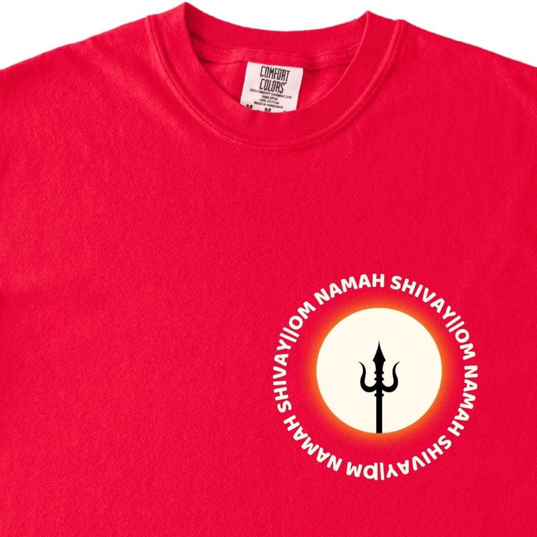 Shiv Ji Trident Om Namah Shivay Tee