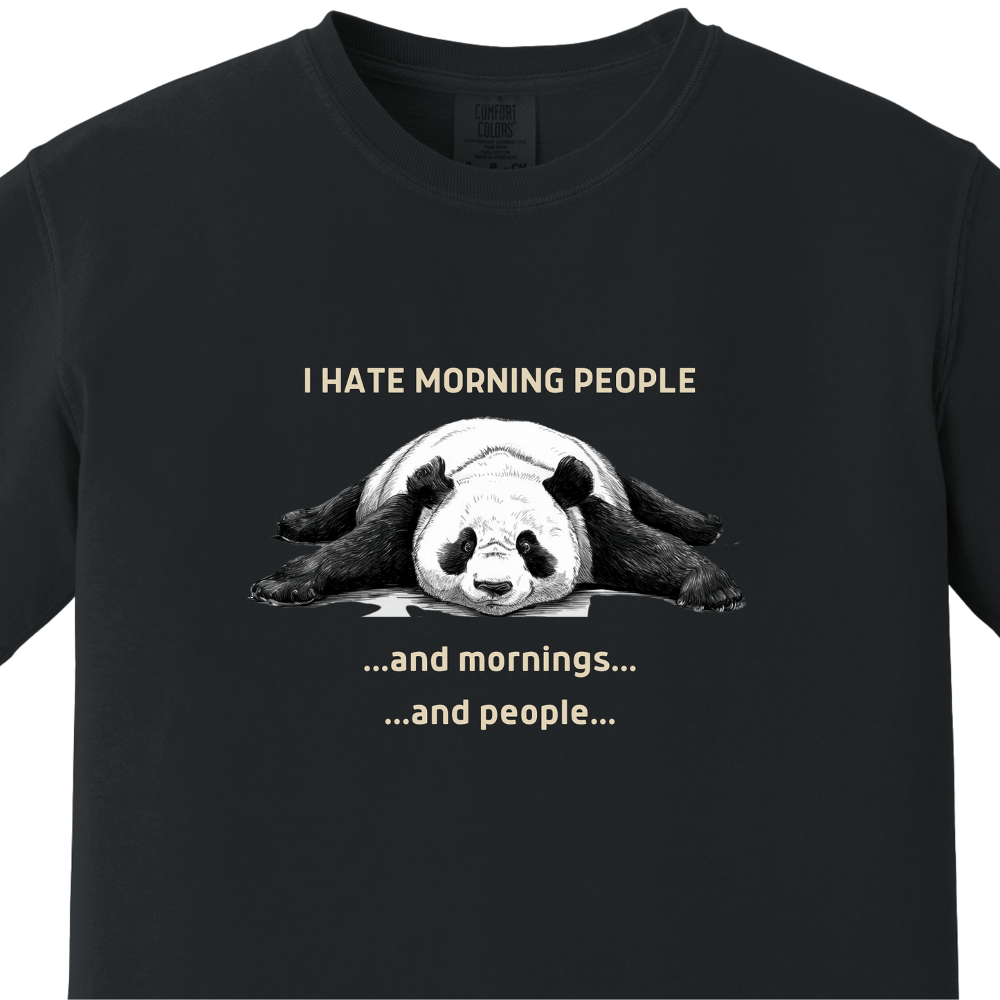 I hate Morning Casual tee