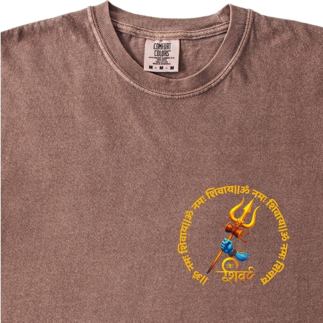 Shiv Ji Trident Om Namah Shivay Tee