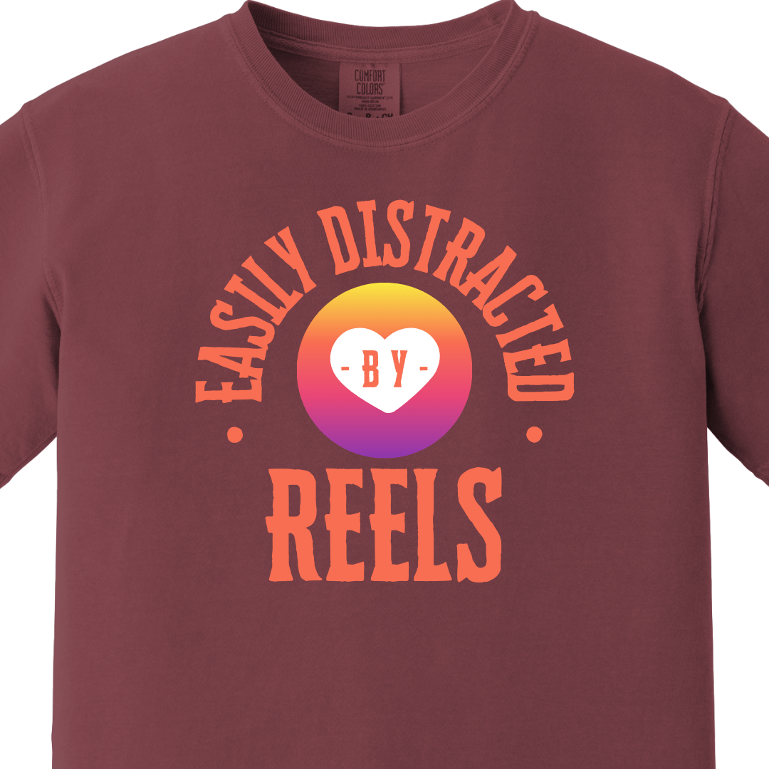 Easily Distracted By Reels Tee