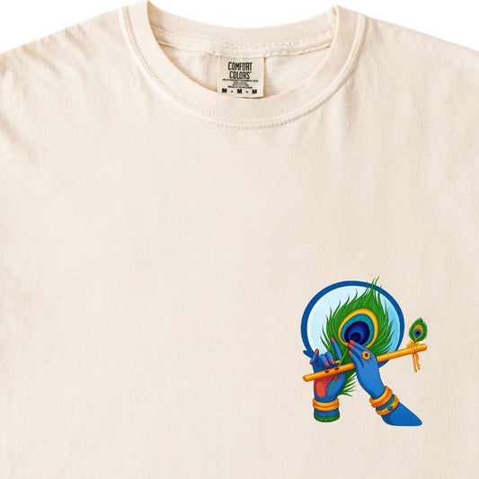 Krishna Ji Hindu Modern Tee - Feather and Flute
