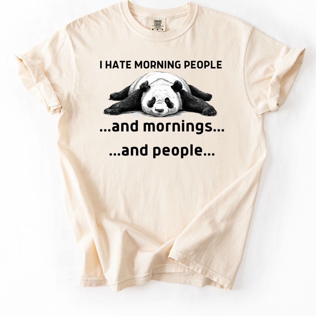 I hate Morning Casual tee