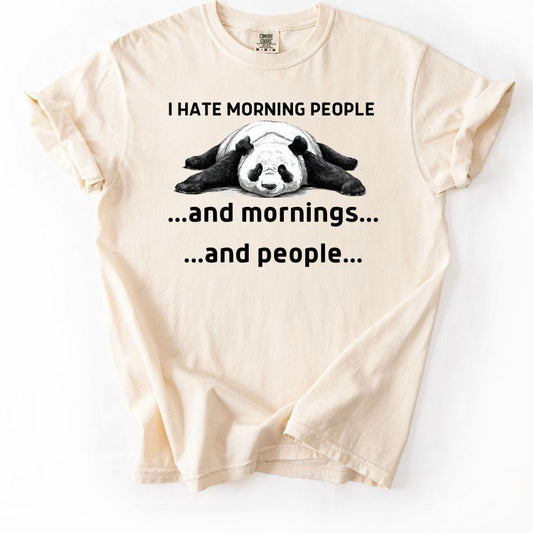 I hate Morning Casual tee