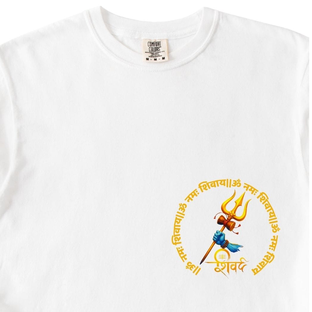 Shiv Ji Trident Om Namah Shivay Tee