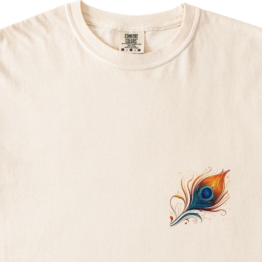 Krishna Ji Hindu Modern Tee - Feather