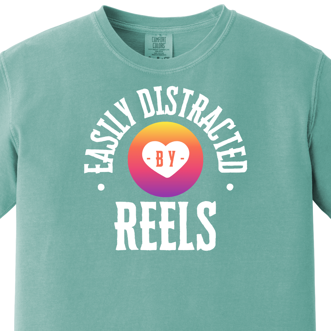 Easily Distracted By Reels Tee