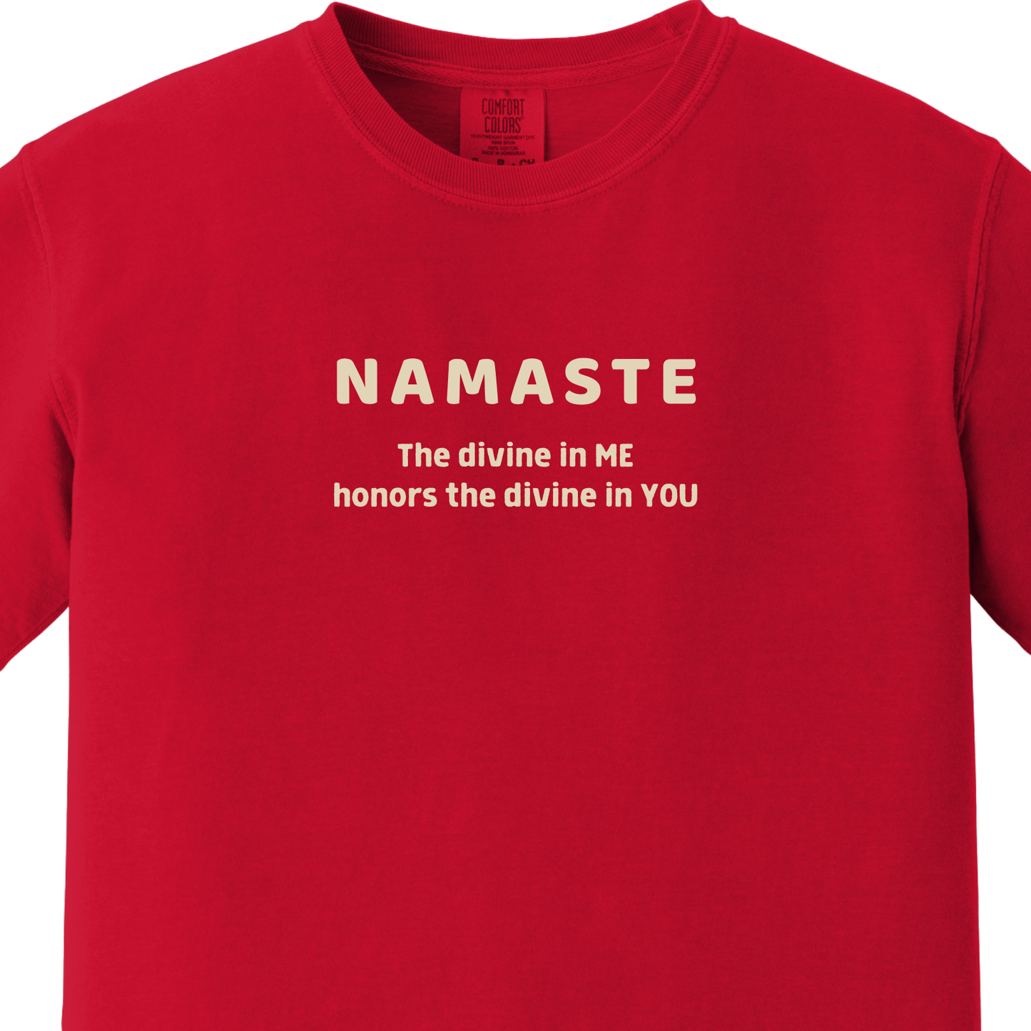 NAMASTE Tee - The divine in me honors the divine in you