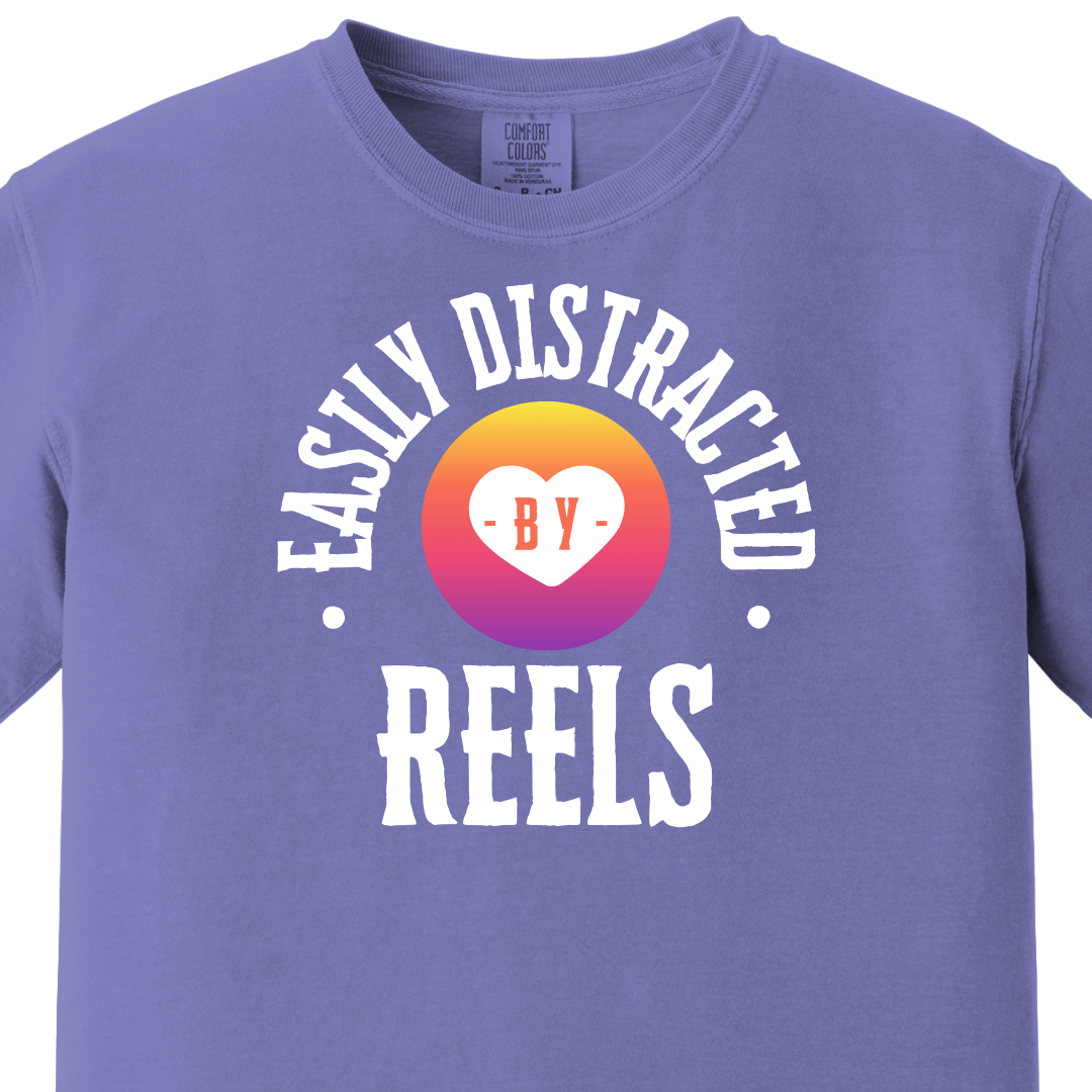 Easily Distracted By Reels Tee