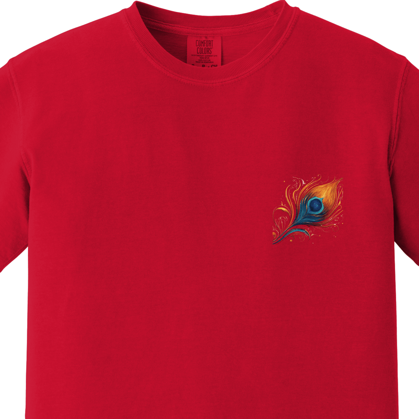 Krishna Ji Hindu Modern Tee - Feather