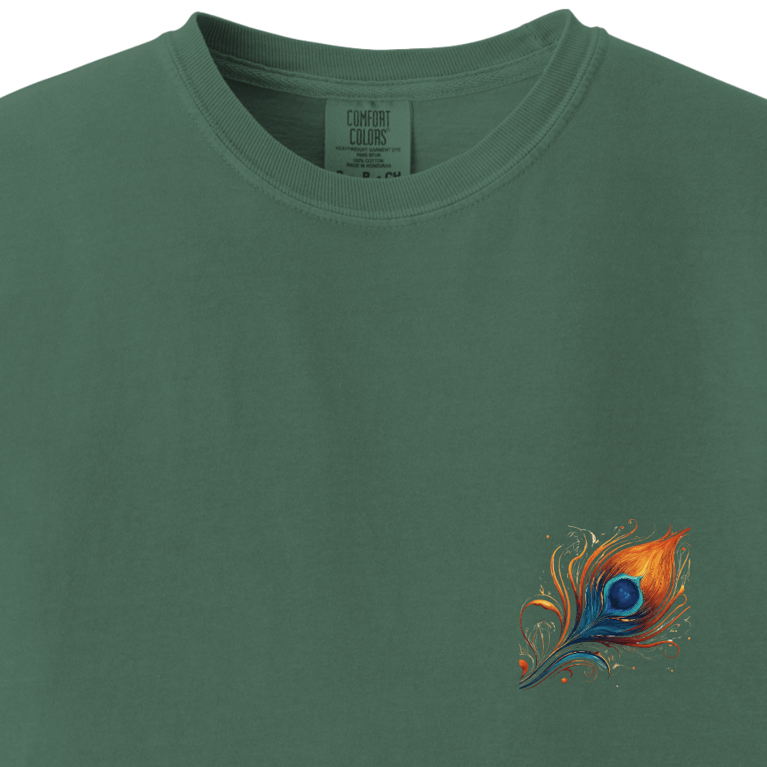 Krishna Ji Hindu Modern Tee - Feather