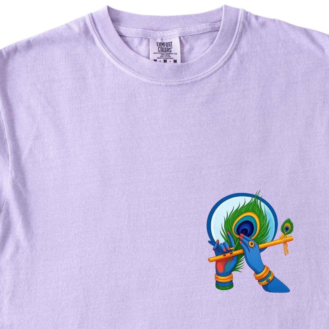 Krishna Ji Hindu Modern Tee - Feather and Flute