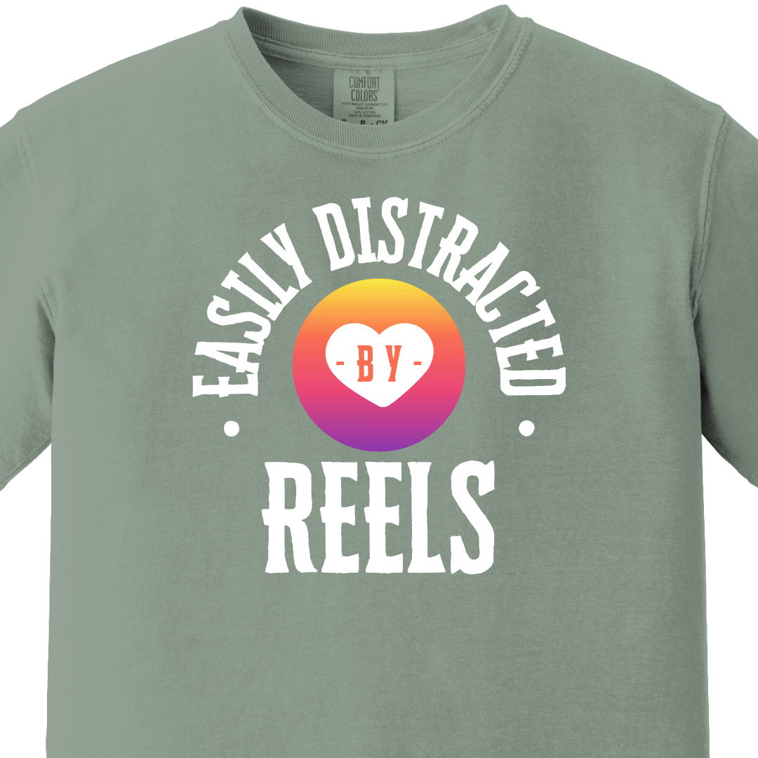 Easily Distracted By Reels Tee